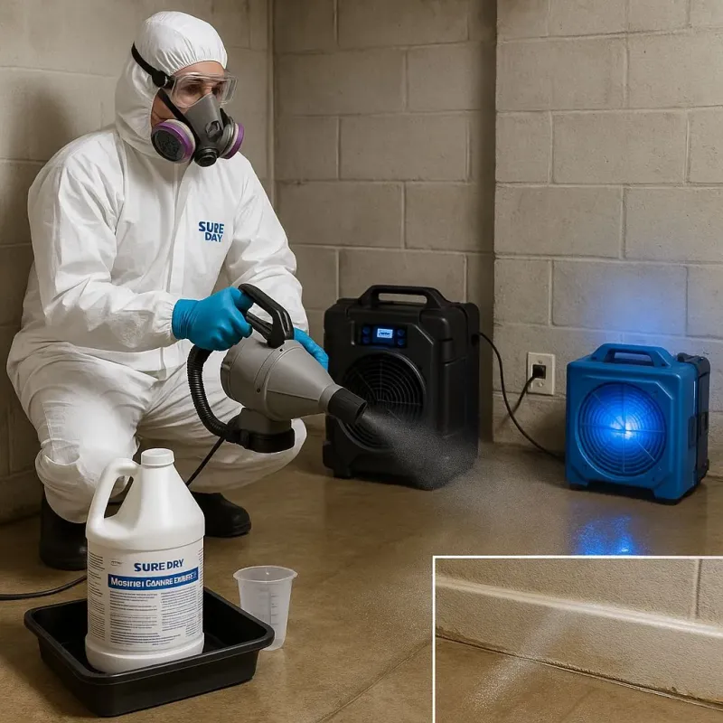 Sanitization and Odor Removal process in Winthrop Harbor, IL